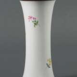 Trompetenvase mit Blumendekor Meissen, 1972-80, Porzell - photo 2