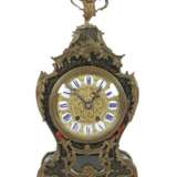 Boule-Uhr mit Konsole um 1900, Messingzifferblatt mit R - photo 2