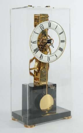 Edmond Mathey Skelett-Uhr Schweiz, wohl um 1983, Ziffer - Foto 2