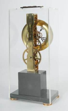 Edmond Mathey Skelett-Uhr Schweiz, wohl um 1983, Ziffer - Foto 4