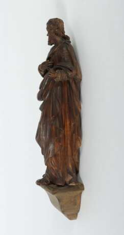 Bildschnitzer des 19. Jh. ''Apostel'', Holz geschnitzt, - photo 3