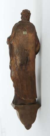 Bildschnitzer des 19. Jh. ''Apostel'', Holz geschnitzt, - photo 4