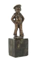 Bildhauer des 19./20. Jh. ''Stehender Knabe'', Bronze,
