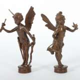 Bildhauer des 20. Jh. ''Amor'' und ''Psyche'', Bronze p - photo 2