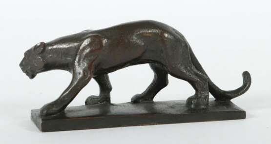 Bildhauer des 20. Jh. ''Schleichender Panther'', Bronze - Foto 2