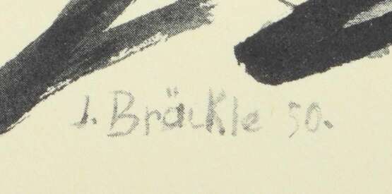 Bräckle, Jakob Winterreute 1897 - 1987 Biberach an der - фото 2