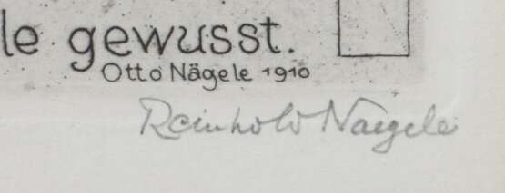 Nägele, Reinhold Murrhardt 1884 - 1972 Stuttgart. ''Mur - фото 3