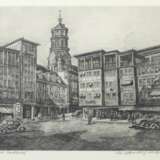 Romberg, Walter Ulm 1898 - 1973 Stuttgart. ''Marktplatz - Foto 1