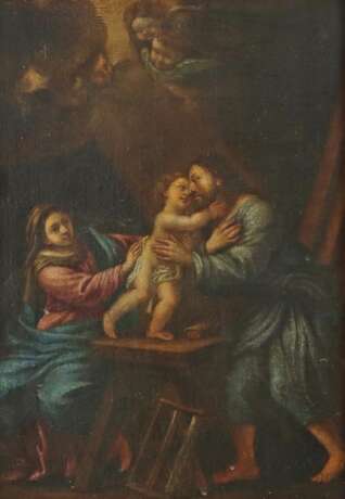 Kirchenmaler des 16./17. Jh. ''Heilige Familie'', mehrf - photo 1