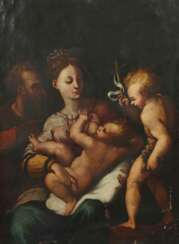 Maler des 17./18. Jh. ''Heilige Familie mit dem Johanne