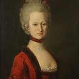 Portraitist des 18. Jh. ''Adelige Dame'', Brustbild ein - фото 1