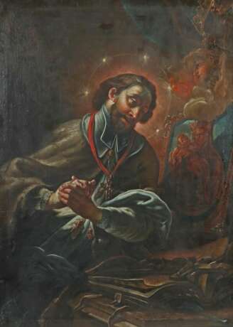 Kirchenmaler des 18./19. Jh. ''Heiliger Priester'', Bil - photo 1