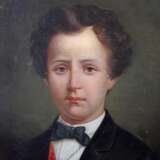 Portraitmaler des 19. Jh. ''Junge mit Orden und roter S - фото 2