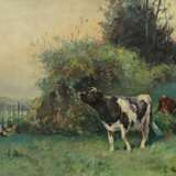 Neumann, M. Maler des 19./20. Jh.. ''Kühe auf der Wiese - Foto 1