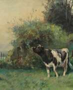 Max Neuman. Neumann, M. Maler des 19./20. Jh.. ''Kühe auf der Wiese