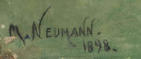 Neumann, M. Maler des 19./20. Jh.. ''Kühe auf der Wiese - photo 3