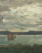 Reiniger, Otto Stuttgart 1863 - 1909 Tachensee bei Korn