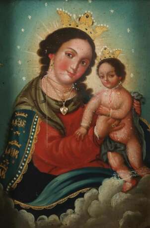 Maler des 19./20. Jh. ''Madonna mit Kind'', Darstellung - фото 1