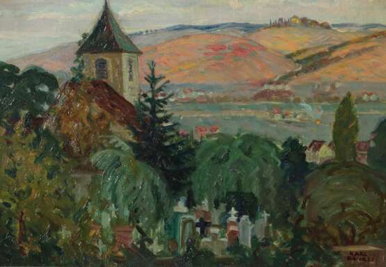 Baur, Karl 1897 - 1969, schwäbischer Landschaftsmaler. - Foto 1
