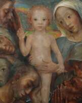 Diller, P. M. Maler des 20. Jh.. ''Heilige Familie'' vo