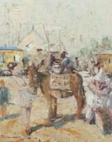 Klarl, Josef 1909 - 1986. ''Zirkus'', reges Treiben am