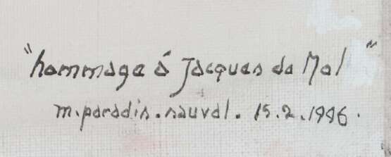 Paradis-Sauval, Michel Saint-Dié/Elsass 1937. ''Hommage - Foto 3