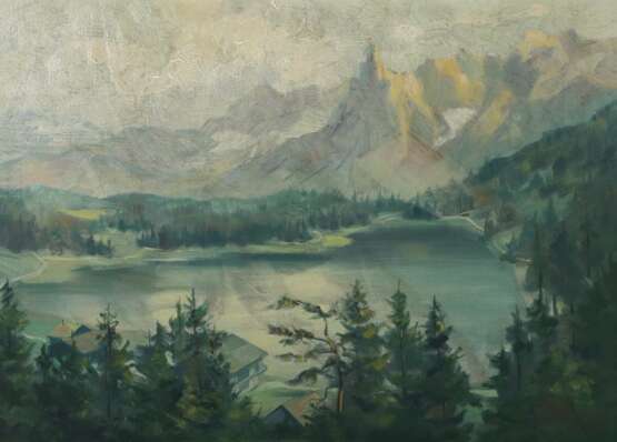 Rössler-Grassi, G. (?) Maler des 20. Jh.. ''Bergsee'', - photo 1