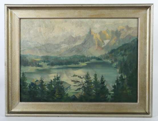 Rössler-Grassi, G. (?) Maler des 20. Jh.. ''Bergsee'', - Foto 2