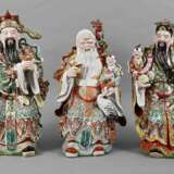 Große Porzellanfiguren Sanxing - фото 1