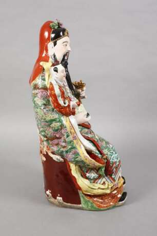 Große Porzellanfiguren Sanxing - photo 10