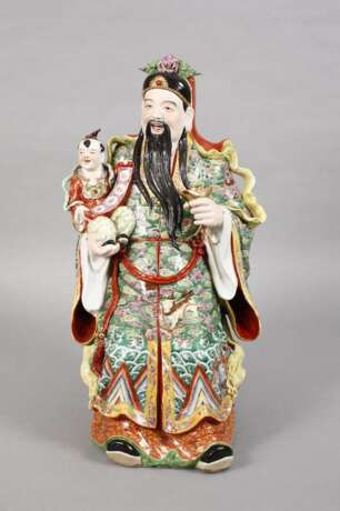 Große Porzellanfiguren Sanxing - photo 11