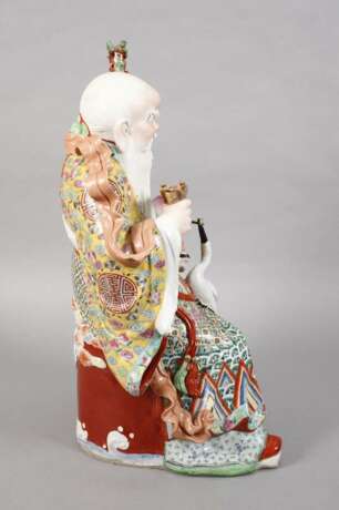 Große Porzellanfiguren Sanxing - фото 12