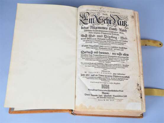 Johann Coler, Ein sehr nützliches allgemeines Hausbuch, 1645 - фото 5