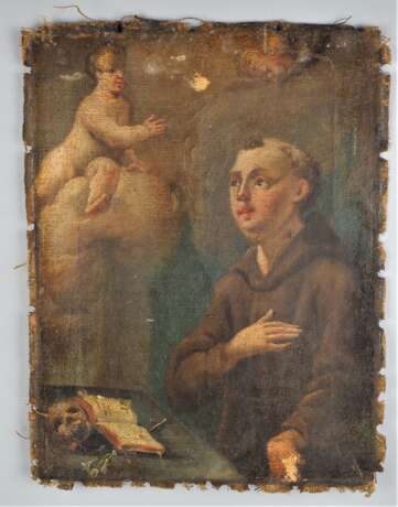 Barock Gemälde, hl. Franziskus von Assisi, 17. Jh. - photo 1