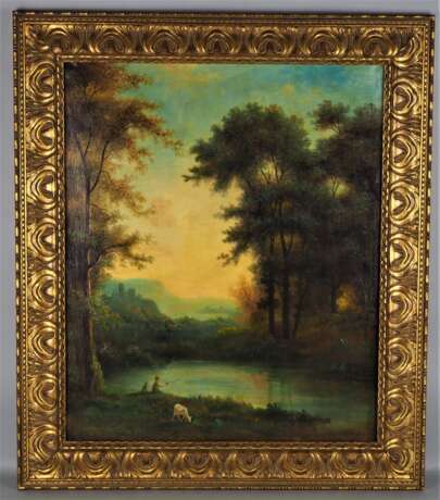 DUPRÉ, Jules (1811-1889), Romantische Landschaft, Mitte 19. Jh. - photo 1