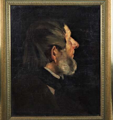Wilhelm Leibl (1844-1900), Verlorenes Profil, 2. Hälfte 19. Jh. - фото 2
