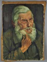 Clara Rühle (1885-1947) - Ölporträt eines alten Mannes