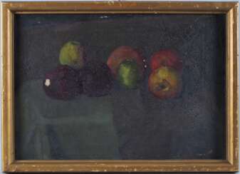 Anton Baur (1880, Biberach -1968, München) - Stillleben mit Äpfeln, um 1905