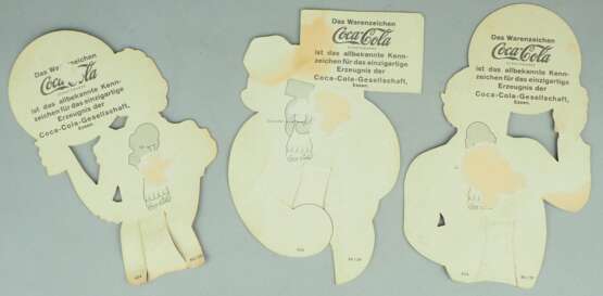 3x Coca Cola Tischaufsteller, Essen 1939 - Foto 2
