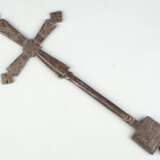 Äthiopien: Koptisches Handkreuz aus Eisen, 18./19. Jh. - Foto 1