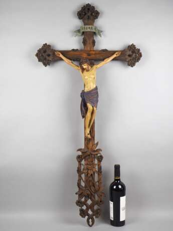 Großes Kruzifix, Ende 19. Jh. - Foto 1