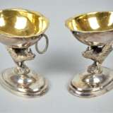 Salz- und Pfeffer Schälchen aus Silber, um 1800 - Foto 1