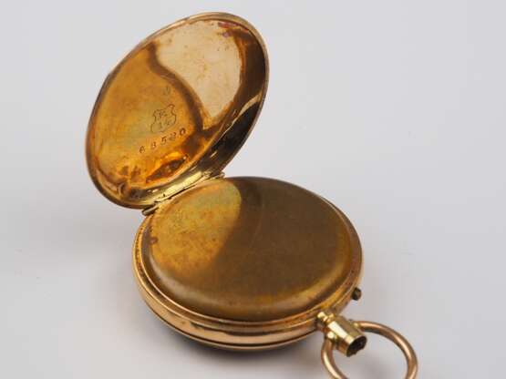 Damentaschenuhr im Goldgehäuse um 1900 - Foto 4