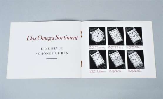 Omega Uhren Originalkatalog/Präsentations Büchlein, 1930er Jahre - фото 6