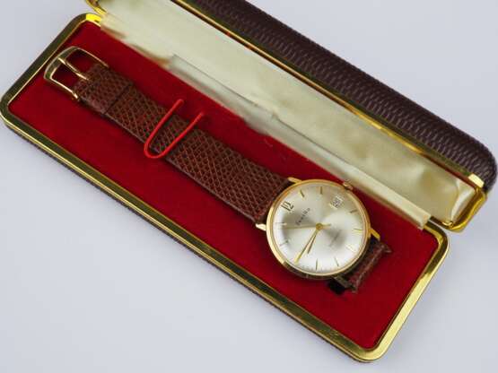 ZentRa Automatik Armbanduhr, 14K Gold, um 1970 - Foto 1