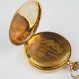 Savonnette Taschenuhr im 14K Gold Gehäuse um 1900 - Foto 2