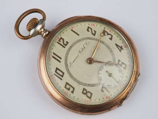 Schweizer Lépine Art-Déco Taschenuhr von Locarno Watch Co, Silbergehäuse, 1920er - photo 1