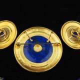 18k Gold Lapislazuli Schmuckset im Ägyptischen Stil - Foto 3