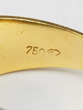 Diamantring mit 3 kl. Brillanten, 18K Gold - photo 3