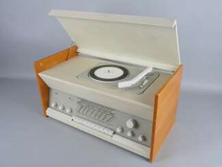 Braun, Stereo Kompaktanlage Atelier 2, "Schneewittchensarg", um 1960